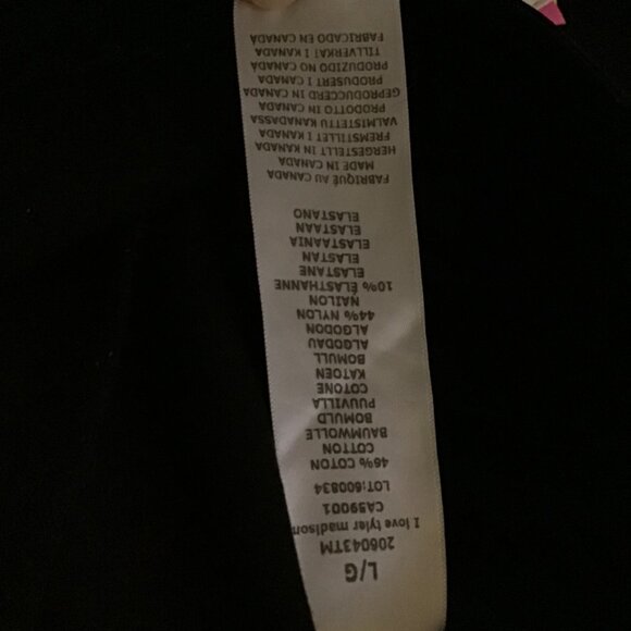 I Love Tyler Madison Black Stretch Pull On Skinny Pants  Size L - Picture 11 of 11